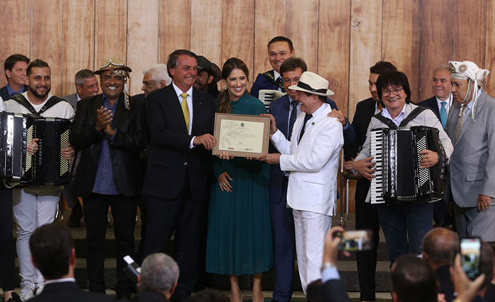 Forro teve evento de reconhecimento com presenca de Bolsonaro. Foto AgBr, Valter Campanato.