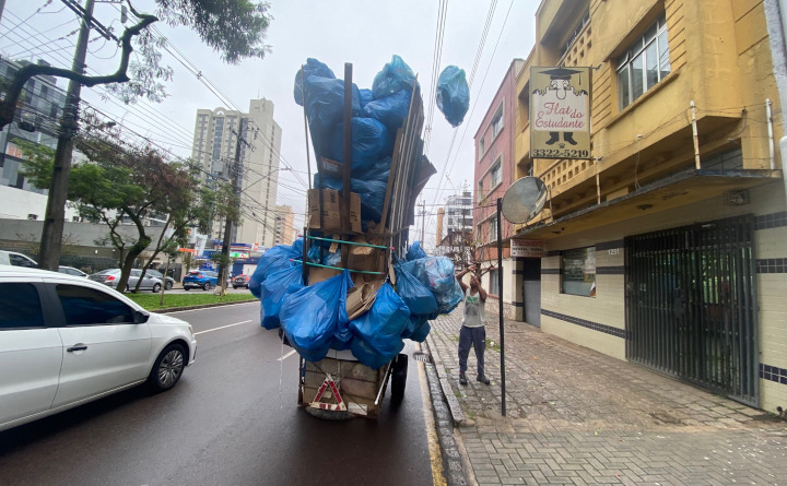 Alexandre, o atleta que recicla o lixo, uma riqueza inexplorada