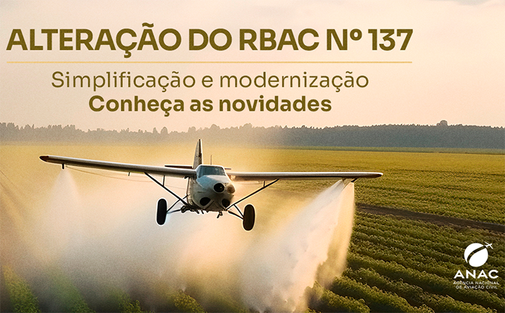 Aviação agrícola do Brasil vai se desenvolver com novas normas da ANAC