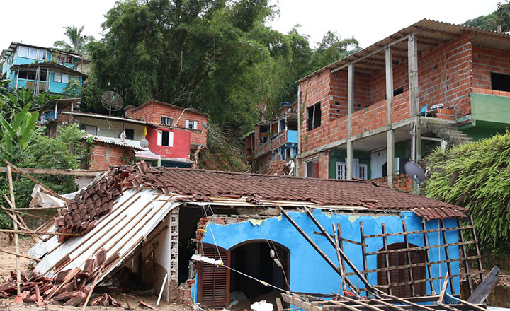 Brasil tem 14 mil áreas sob alto risco de deslizamentos