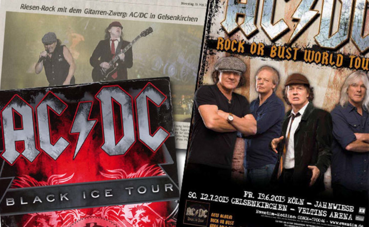 Roqueiros do AC/DC vendem ingressos para Europa, dia 7 