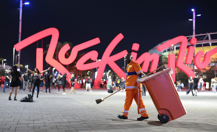 Lixo do Rock in Rio gera 110,5 toneladas e é reciclado 