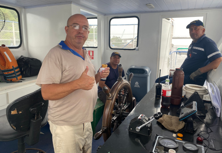 FerryBoat na travessia de Guaratuba-Matinhos, lembranças de cabotagem e a nova Ponte