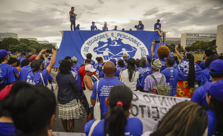 Pescadores de 18 estados fazem manifestação em Brasília: benefícios