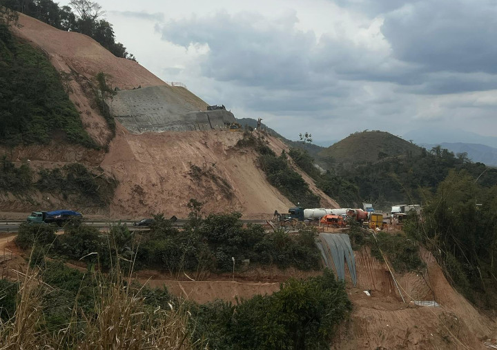 Continuam as obras na Serra das Araras, Rodovia Presidente Dutra 