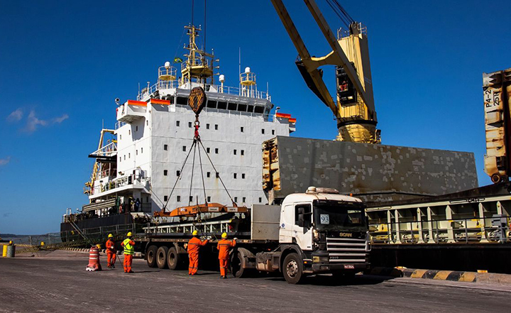 Portos do Brasil aumentam movimento em 6,1% no ano de 2025
