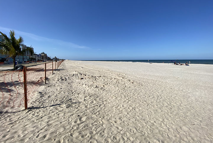 Está tudo bem com a obra de engordamento da praia em Matinhos