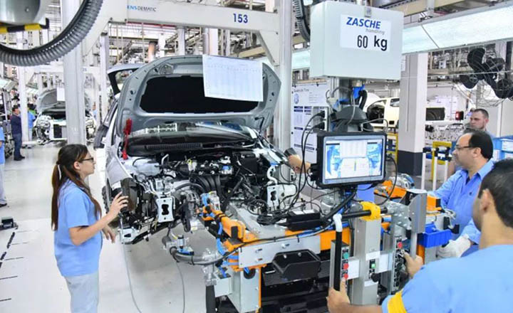 Volkswagen paralisa produção por falta de componentes. Foto Fábrica da Volkswagen.