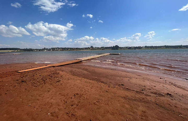 Represa do rio Paranapanema já com volume abaixo do normal