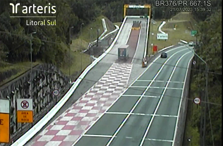 Área de escape salvou 862 vidas na BR-376, rodovia do Paraná